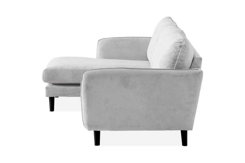 Trend Lyx 3-sits Vänstervänd L-formad Divansoffa i Tyg - Ljusgrå - Products - Möbler - Soffa - Divansoffa & schäslongsoffa - 4 sits soffa med divan