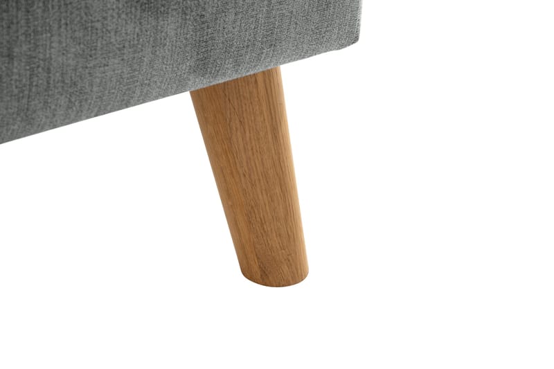 Trend Lyx 4-sits Högervänd L-formad Schäslongsoffa i Tyg - Grå - Products - Möbler - Soffa - Divansoffa & schäslongsoffa - 4 sits soffa med divan
