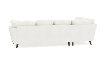 Trend Lyx 4-sits Högervänd U-formad Soffa med Divan och Schäslong i Bouclé - Vit - Products - Möbler - Soffa - Divansoffa & schäslongsoffa - 4 sits soffa med divan