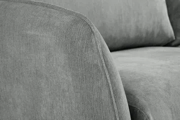 Trend Lyx 4-sits Vänstervänd L-formad Schäslongsoffa i Tyg - Grå - Products - Möbler - Soffa - Divansoffa & schäslongsoffa - 4 sits soffa med divan