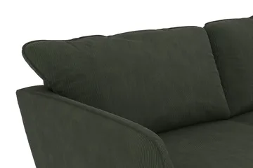 Trend Lyx 4-sits Vänstervänd U-formad Soffa med Divan och Schäslong i Manchester - Mörkgrön - Products - Möbler - Soffa - Divansoffa & schäslongsoffa - 4 sits soffa med divan