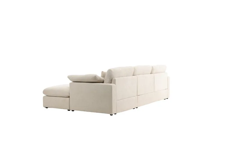 Vanlig Soffa med enkeldivan utan schäslong VIND Hörnsoffa VIND Amalfi Beige Beige - Products - Möbler - Soffa - Divansoffa & schäslongsoffa - 3 sits soffa med divan