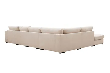 Grande 5-sits U-Soffa med Divan Höger - Beige Manchester - Products - Möbler - Soffa - U-soffa