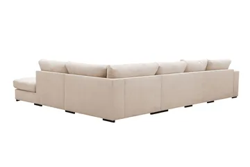 Grande 5-sits U-Soffa med Divan Vänster - Beige Manchester - Products - Möbler - Soffa - U-soffa