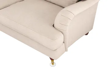 Howard Lyx 6-sits Vänstervänd L-formad Hörnsoffa i Tyg - Beige - Products - Möbler - Soffa - Hörnsoffa