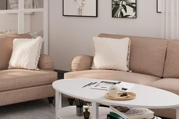 Howard Classic 3-sits Tygsoffa - Mörkbeige - Products - Möbler - Soffa - 3 sits soffa