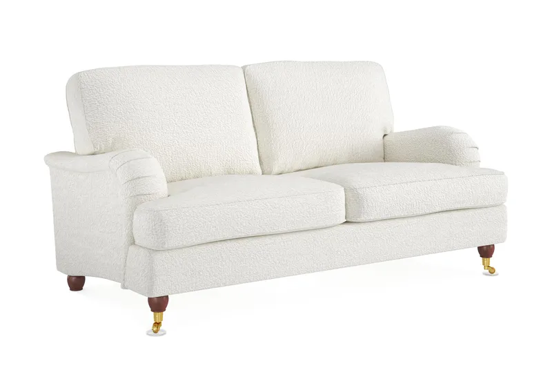 Howard Lyx 2-sits Soffa i Bouclé - Vit - Products - Möbler - Soffa - 2 sits soffa