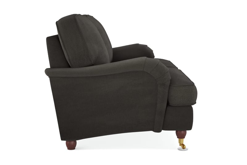 Howard Lyx 3-sits Manchestersoffa - Mörkgrå - Products - Möbler - Soffa - 3 sits soffa