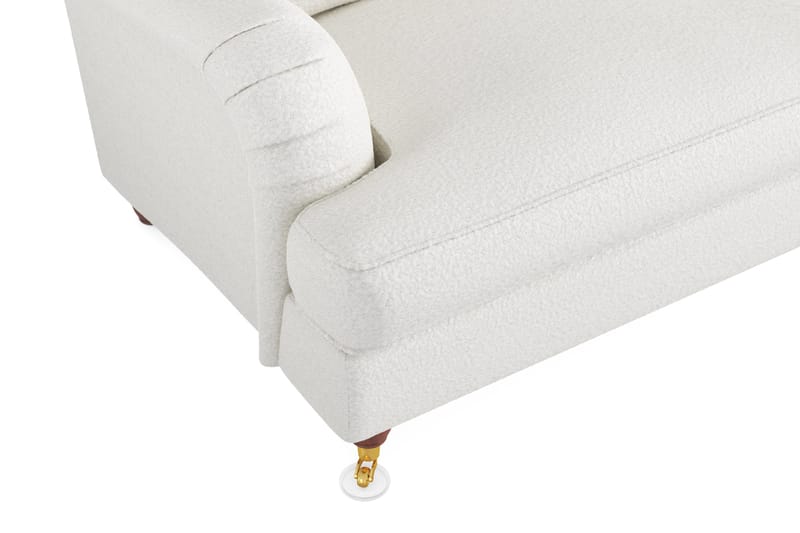 Howard Lyx 3-sits Soffa i Bouclé - Vit - Products - Möbler - Soffa - 3 sits soffa