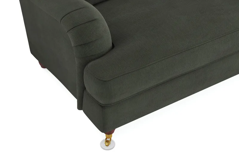 Howard Lyx 4-sits Manchestersoffa - Mörkgrön - Products - Möbler - Soffa - Howardsoffa