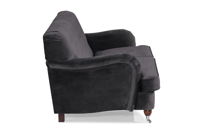 Howard Riviera 2-sits Sammetssoffa - Mörkgrå - Products - Möbler - Soffa - Sammetssoffa