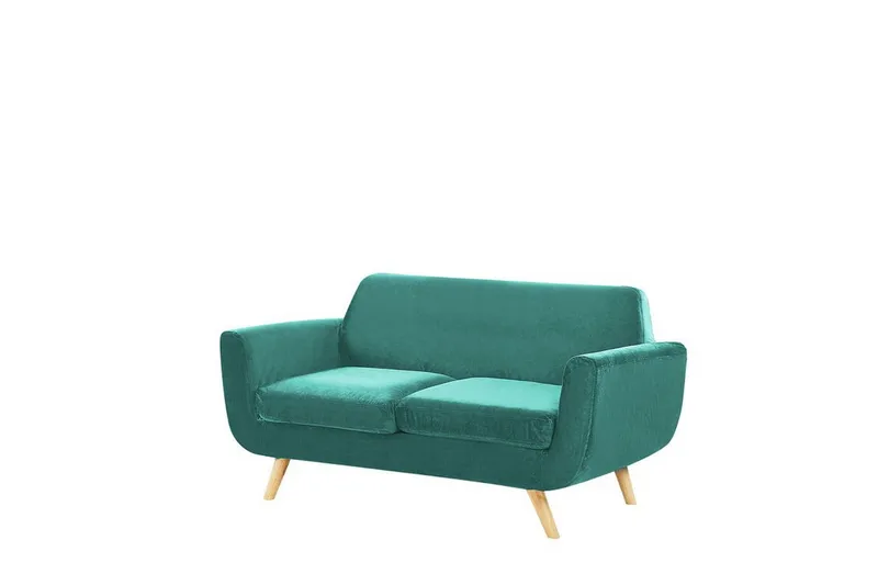 Jeancourt 2-sits Soffklädsel, Sammet/Grön