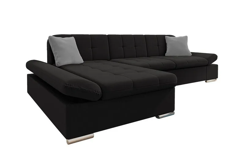 Kintore 3-sits Hörnsoffa Black