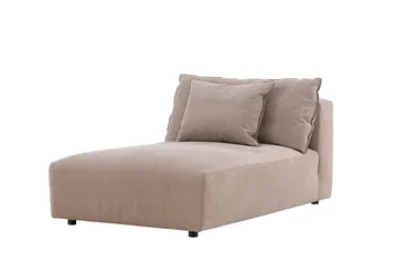 Malö Dagbädd med Ryggstöd 169x100 cm - Brun - Products - Möbler - Soffa - Dagbädd