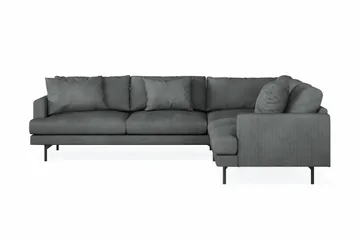 Menard 6-sits Högervänd L-formad Hörnsoffa i Manchester - Grå - Products - Möbler - Soffa - Hörnsoffa