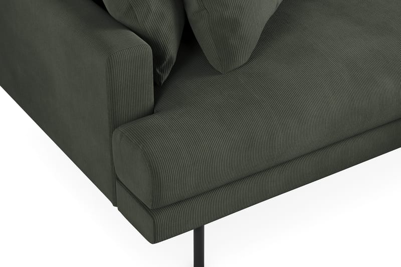 Menard 6-sits Högervänd L-formad Hörnsoffa i Manchester - Mörkgrön - Products - Möbler - Soffa - Hörnsoffa