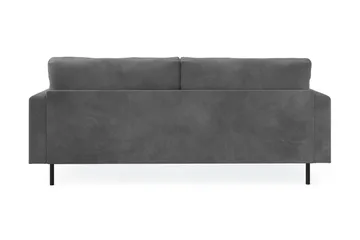 Menard Compact 3-sits Manchestersoffa - Grå - Products - Möbler - Soffa - 3 sits soffa