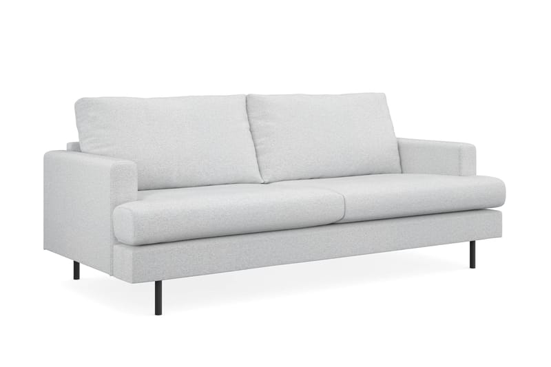 Menard Compact 3-sits Tygsoffa - Ljusgrå - Products - Möbler - Soffa - 3 sits soffa