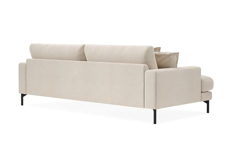Menard Premium 4-sits Djup Soffa i Chenille - Ljusbeige - Products - Möbler - Soffa - 4 sits soffa