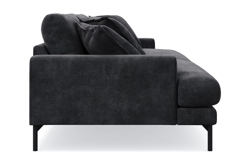 Menard Premium 4-sits Djup Soffa i Chenille - Svartt - Products - Möbler - Soffa - 4 sits soffa