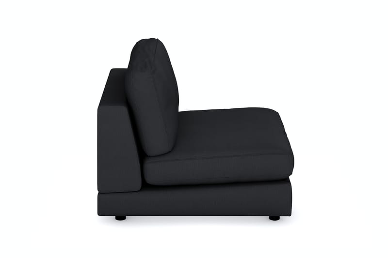 Arken 1-sits Mittmodul i Tyg 90 cm bred - Svart - Products - Möbler - Soffa - Modulsoffa - Mittmodul