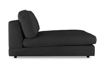 Arken 2-sits Divanmodul i Tyg - Svart - Products - Möbler - Soffa - Modulsoffa - Övriga moduler till modulsoffa