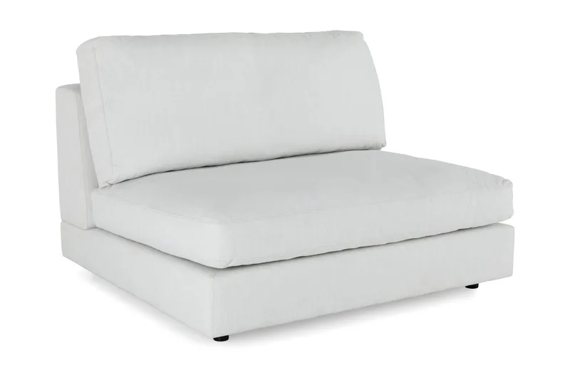 Arken 2-sits Mittmodul i Tyg 120 cm bred - Ljusgrå - Products - Möbler - Soffa - Modulsoffa - Mittmodul