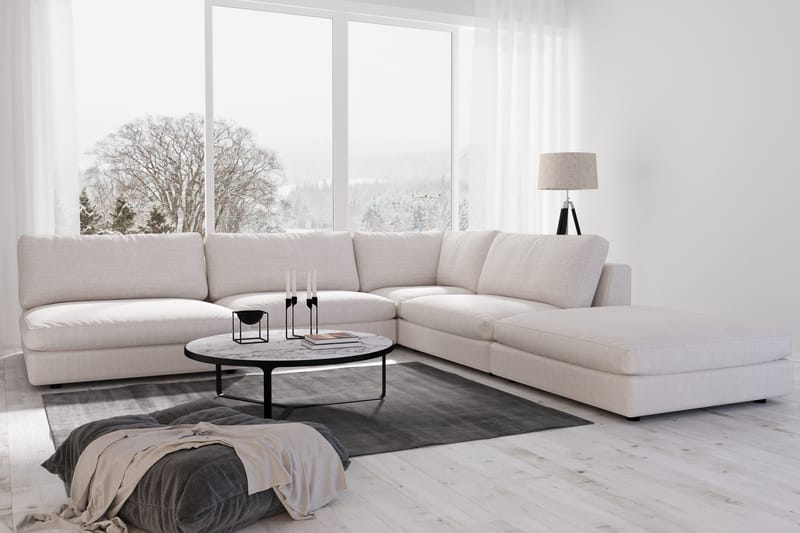 Arken 2-sits Mittmodul i Tyg 120 cm bred - Ljusgrå - Products - Möbler - Soffa - Modulsoffa - Mittmodul