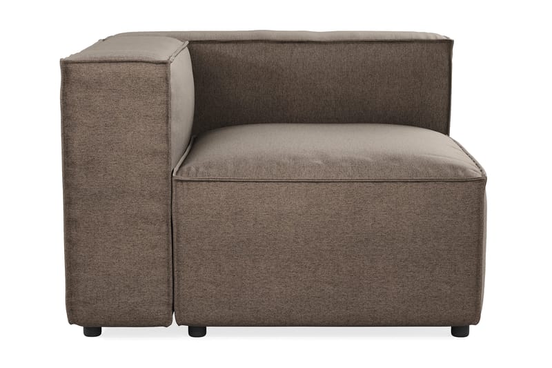 Cubo 1-sits Högermodul i Tyg 108 cm bred - Grå - Products - Möbler - Soffa - Modulsoffa - Övriga moduler till modulsoffa