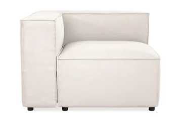 Cubo 1-sits Högermodul i Tyg 108 cm bred - Ljusbeige - Products - Möbler - Soffa - Modulsoffa - Övriga moduler till modulsoffa