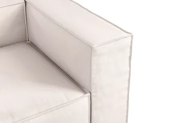 Cubo 1-sits Högermodul i Tyg 108 cm bred - Ljusbeige - Products - Möbler - Soffa - Modulsoffa - Övriga moduler till modulsoffa