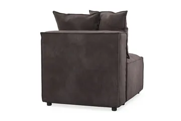 Cubo 1-sits Mittmodul i Sammet 80 cm bred - Mörkgrå - Products - Möbler - Soffa - Modulsoffa - Mittmodul