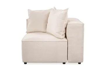 Cubo 1-sits Vänstermodul i Tyg 108 cm bred - Beige - Products - Möbler - Soffa - Modulsoffa - Övriga moduler till modulsoffa