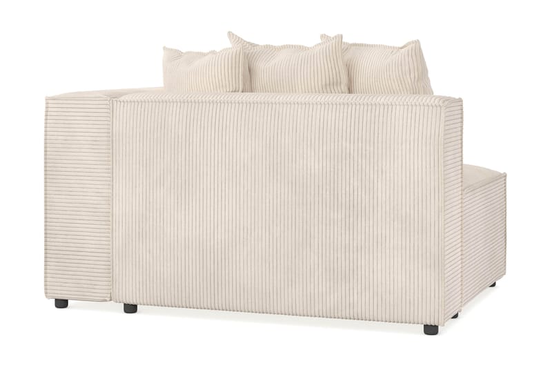 Cubo 2-sits Högermodul i Manchester 120 cm bred - Beige - Products - Möbler - Soffa - Modulsoffa - Övriga moduler till modulsoffa