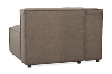 Cubo 2-sits Vänstermodul i Tyg 120 cm bred - Grå - Products - Möbler - Soffa - Modulsoffa - Övriga moduler till modulsoffa