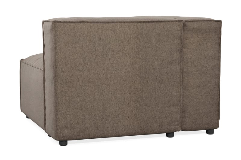 Cubo 2-sits Vänstermodul i Tyg 120 cm bred - Grå - Products - Möbler - Soffa - Modulsoffa - Övriga moduler till modulsoffa