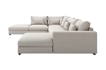 Dubai Stor U-modulsoffa med Divan Höger 432 cm - Beige - Products - Möbler - Soffa - Modulsoffa - Komplett modulsoffa