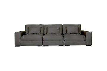 Dubai 3-sits soffa sammet Extra Djup
