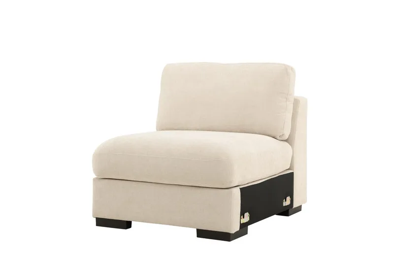 Mittmodul Salerno i Tyg - Beige - Products - Möbler - Soffa - Modulsoffa - Mittmodul
