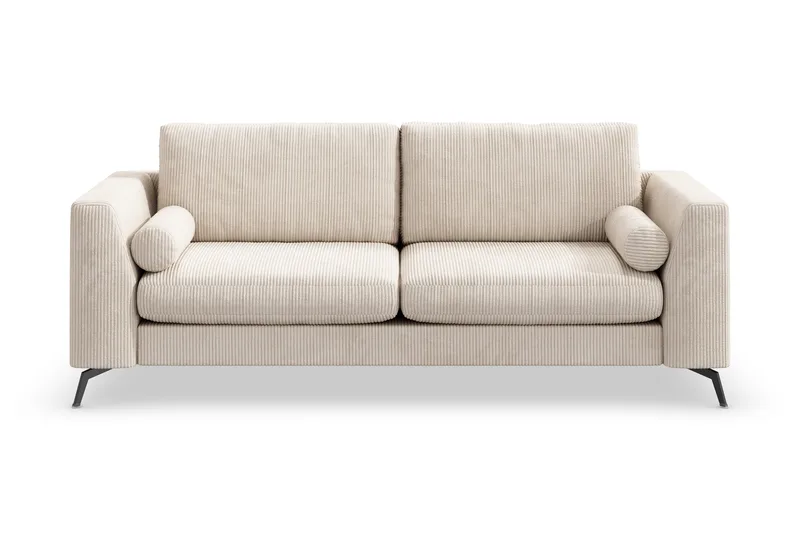 Ocean Lyx 3-sits Manchestersoffa, Beige