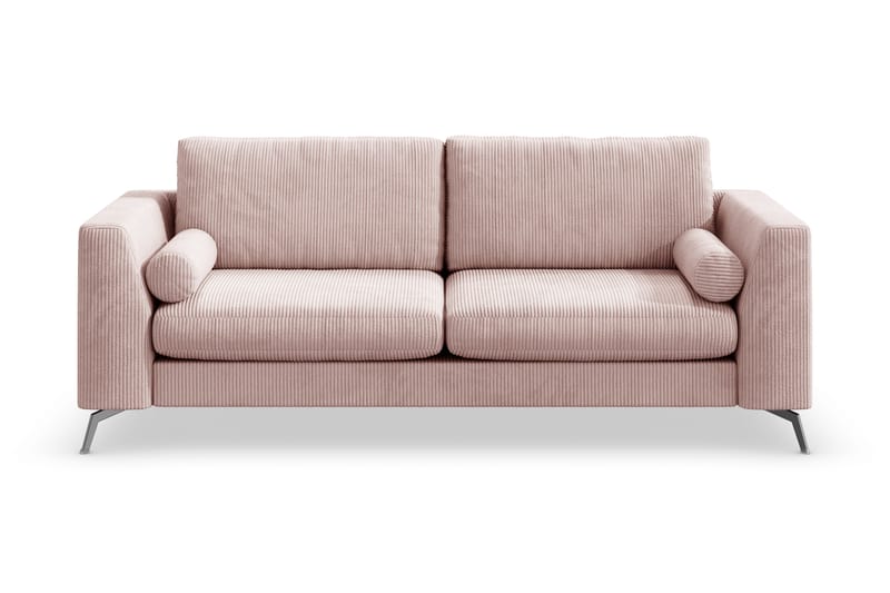 Ocean Lyx 3-sits Manchestersoffa - Rosa - Products - Möbler - Soffa - 3 sits soffa