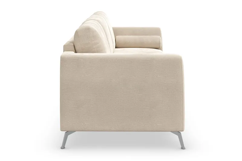 Ocean Lyx 3-sits Sammetssoffa - Beige - Products - Möbler - Soffa - 3 sits soffa