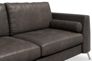 Ocean Lyx 3-sits Soffa i Konstläder - Svart - Products - Möbler - Soffa - 2 sits soffa