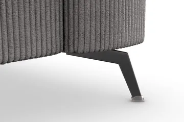 Ocean Lyx 4-sits Manchestersoffa - Mörkgrå - Products - Möbler - Soffa - 4 sits soffa