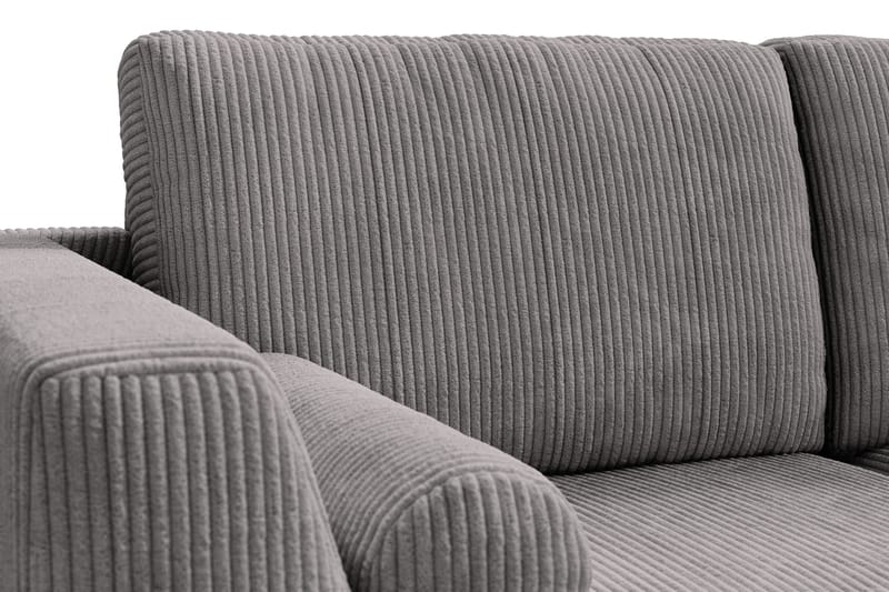 Ocean Lyx 6-sits Högervänd U-formad Soffa med Divan och Schäslong + Fotpall i Manchester - Mörkgrå - Products - Möbler - Soffa - U-soffa