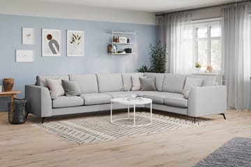 Ocean Lyx Hörnsoffa Vändbar - Linnegrå - Products - Möbler - Soffa - Hörnsoffa