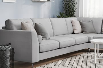 Ocean Lyx Hörnsoffa Vändbar - Linnegrå - Products - Möbler - Soffa - Hörnsoffa