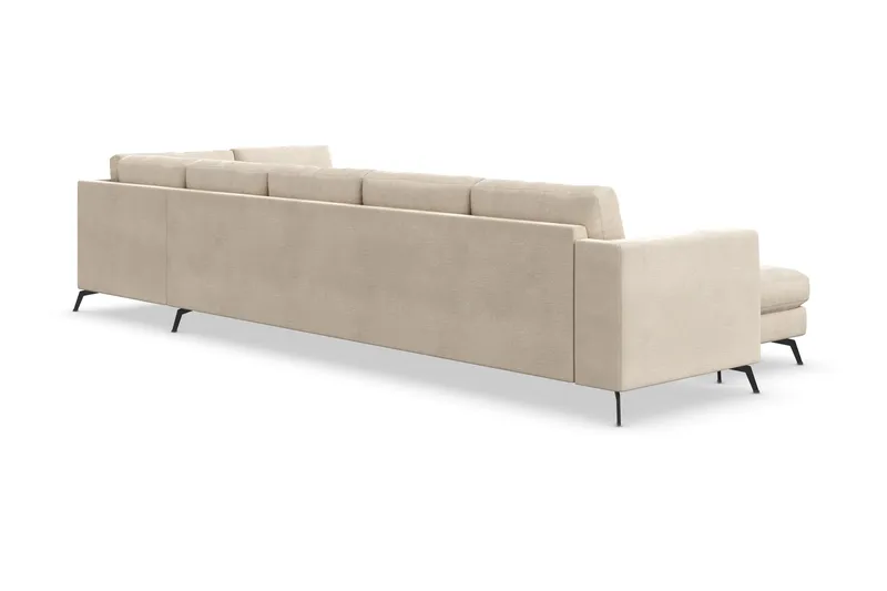 Ocean Lyx U-soffa med Schäslong Höger - Beige - Products - Möbler - Soffa - U-soffa