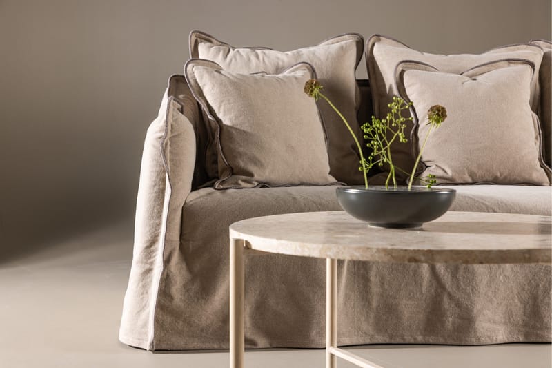 Oskarshamn Soffa 3-sits - Brun - Products - Möbler - Soffa - 3 sits soffa