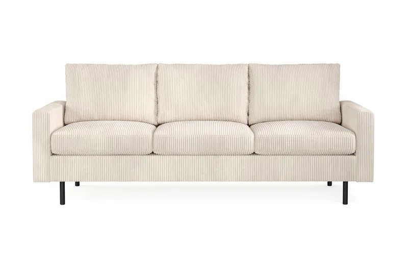 Peppe 3-sits Manchestersoffa - Beige - Products - Möbler - Soffa - 3 sits soffa